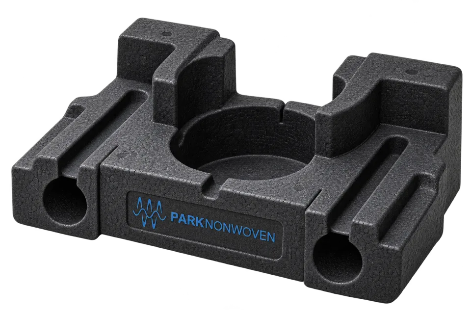 Illustrative hydraulic module supports product render with PARK Nonwoven branding